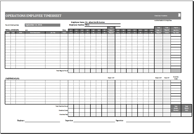 Excel Production Schedule Template