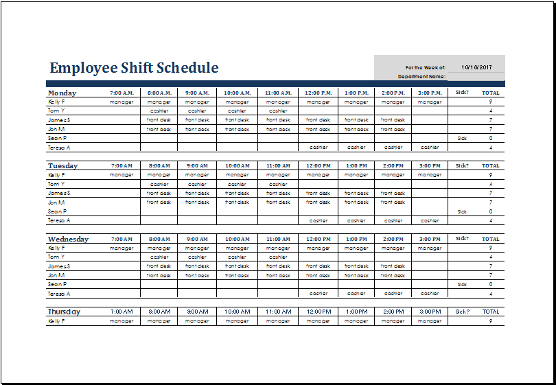 Shift Schedule Calendar Gabbi Joannes