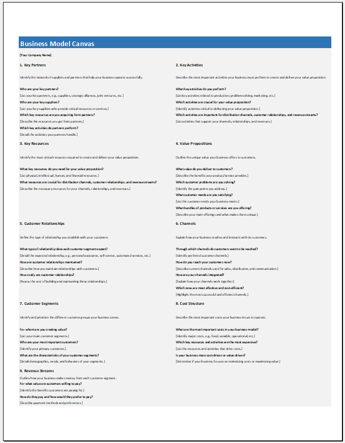 Business Model Canvas