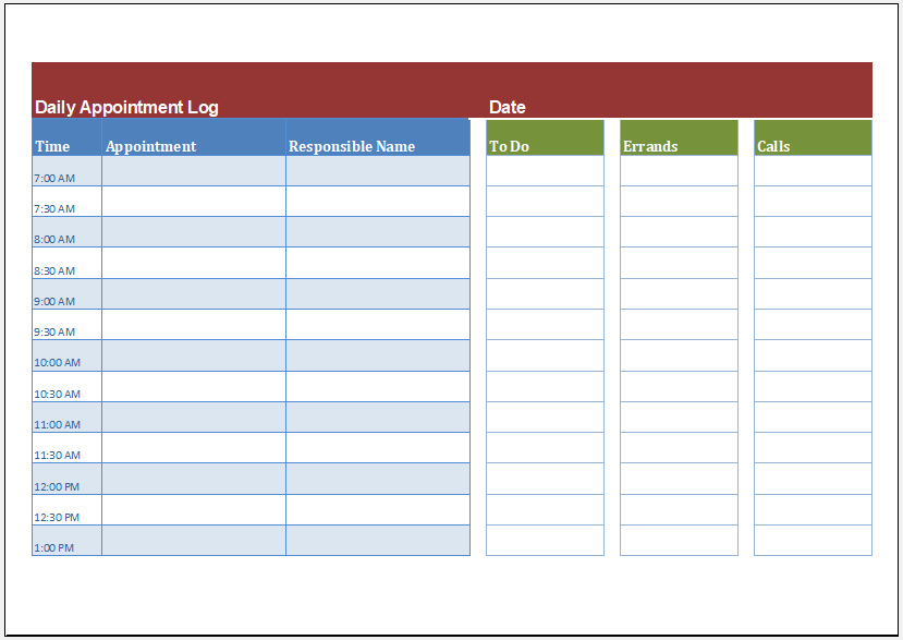 assignments excel template